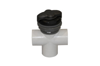 category Passion | Diverter Valve 1 1/2" S x 1 1/2" S x 1 1/2" S, Plus Handle, DSG-Black 152198-31